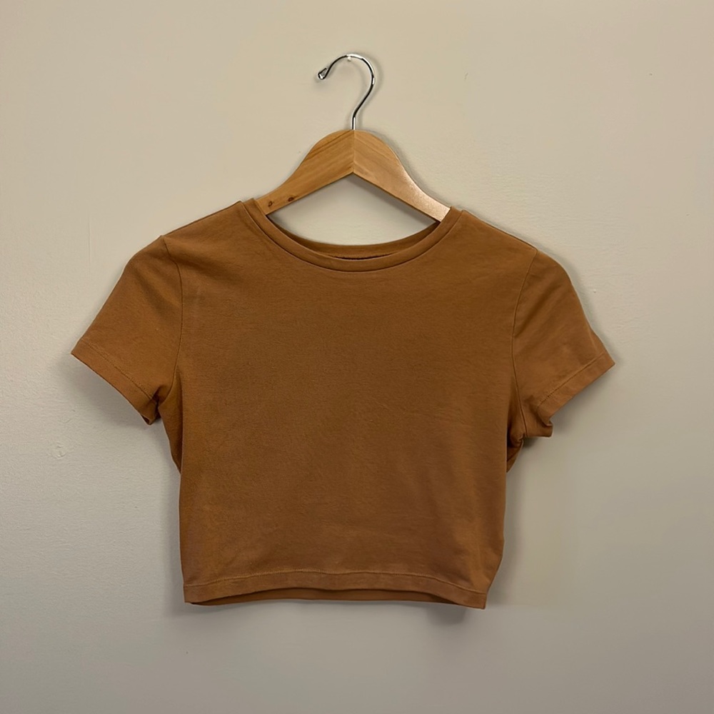 Never Worn Fitted Crop Tee